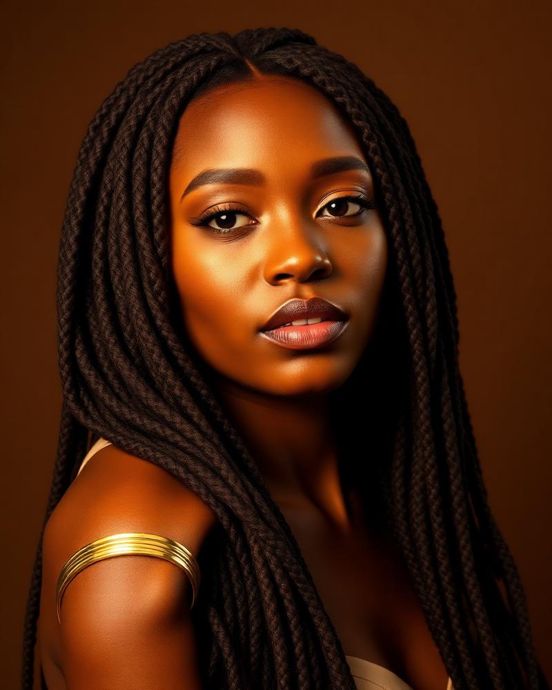 Long loc portrait